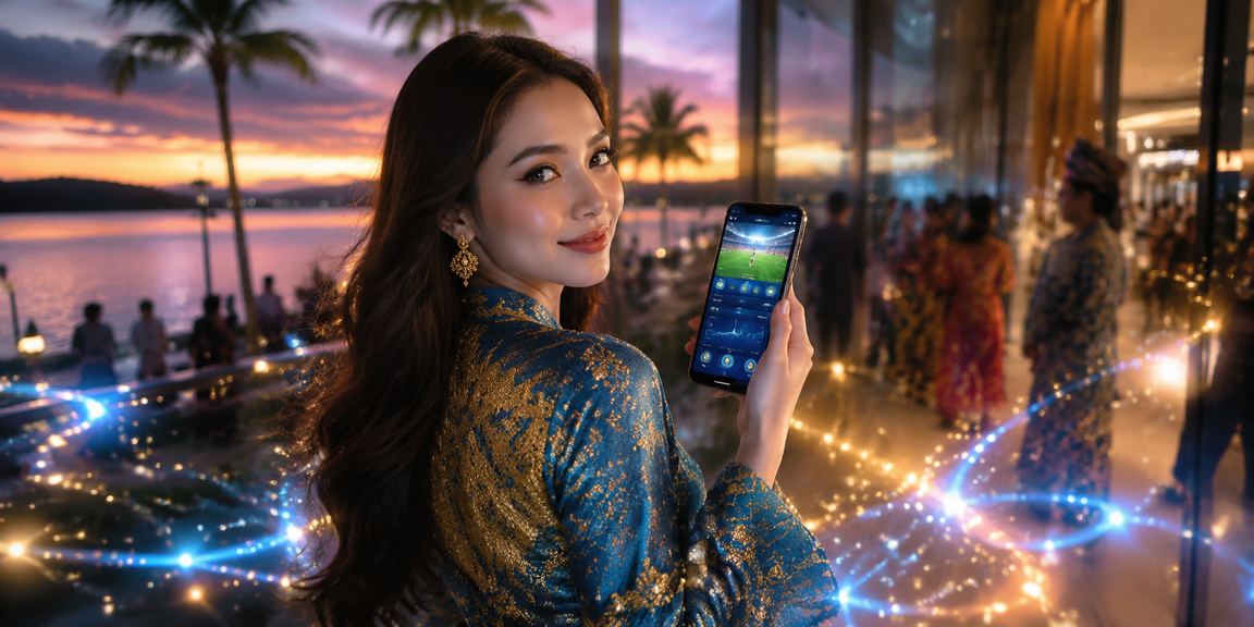 Pertaruhan sukan dalam talian di Kota Kinabalu dengan telefon pintar dan sambungan mudah alih