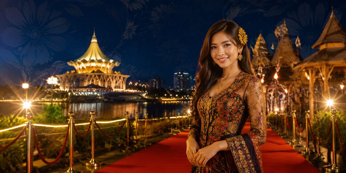 Hiburan kasino dalam talian di Sarawak dengan gaya Melayu tempatan yang autentik